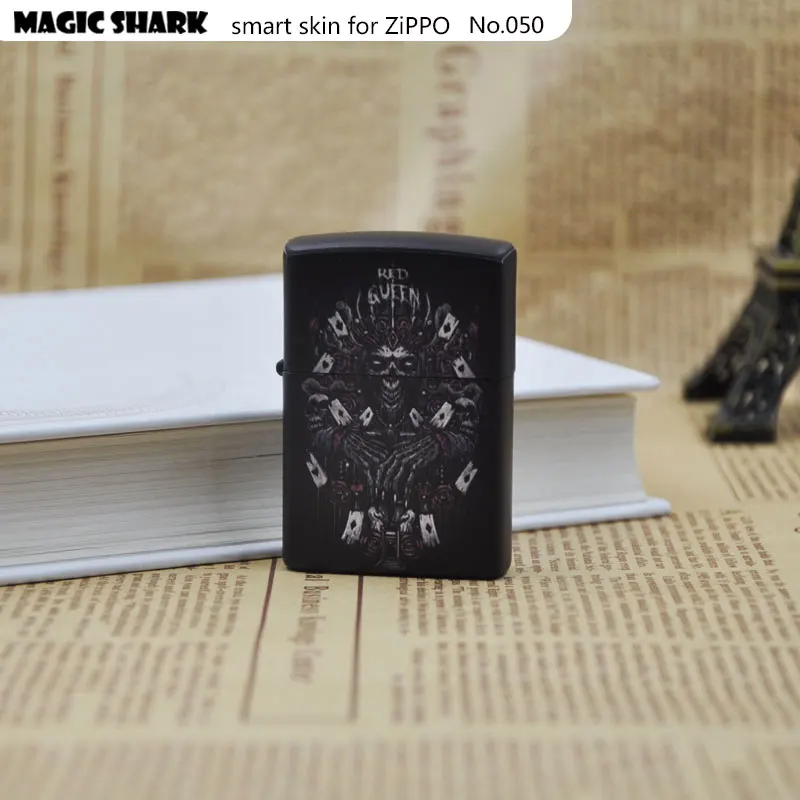 Чехол с наклейкой для Zippo зажигалки чехол изображением волшебной акулы кролика