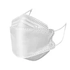10 шт. однотонная белая маска для взрослых для хранения Пылезащитная маска моющиеся открытый маска Предупреждения Рыбы Нетканая маска для лица с Mondmasker