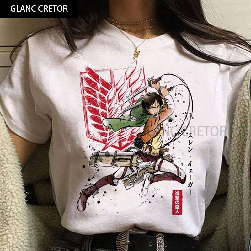 

Janpanese Anime Attack on Titan T Shirt Men Summer Graphic Tees Unisex Attack on Titan Printed T-shirt Summer Tops