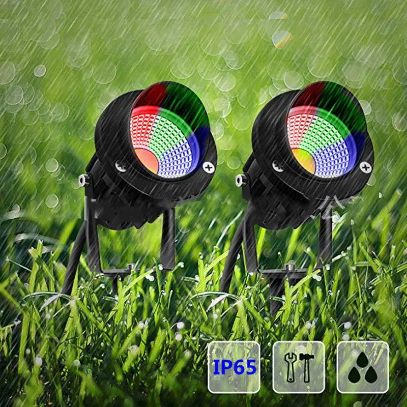 Светодиодный COB-светильник LumiParty с шипами водонепроницаемый RGB светильник для