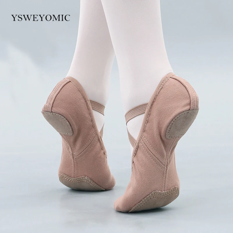 Ballet Shoes Women Dance Slippers Elastic Professional Dancing Shoes Girl Gym Sneakers High Stretch Dance Ballet Shoes Full Size