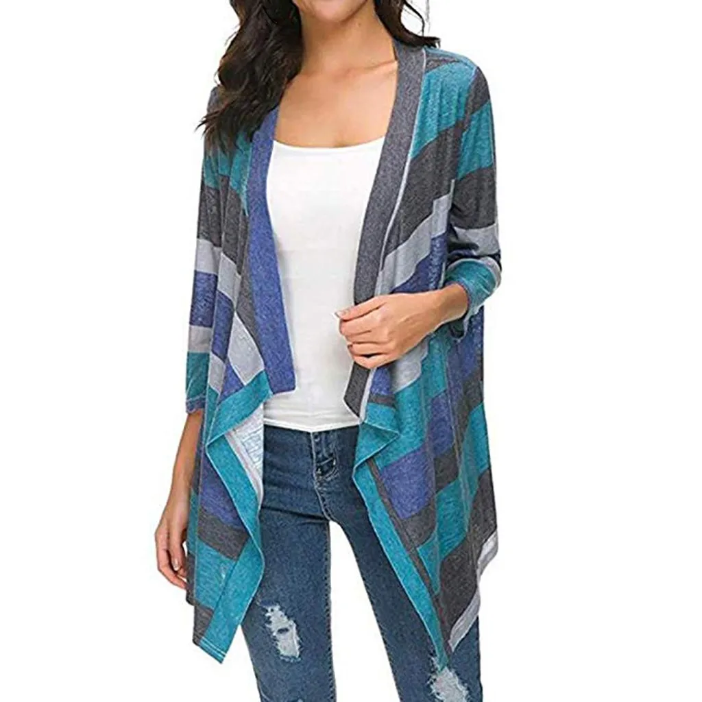 Женский Повседневный Кардиган мягкий легкий шифоновый свитер свободного покроя