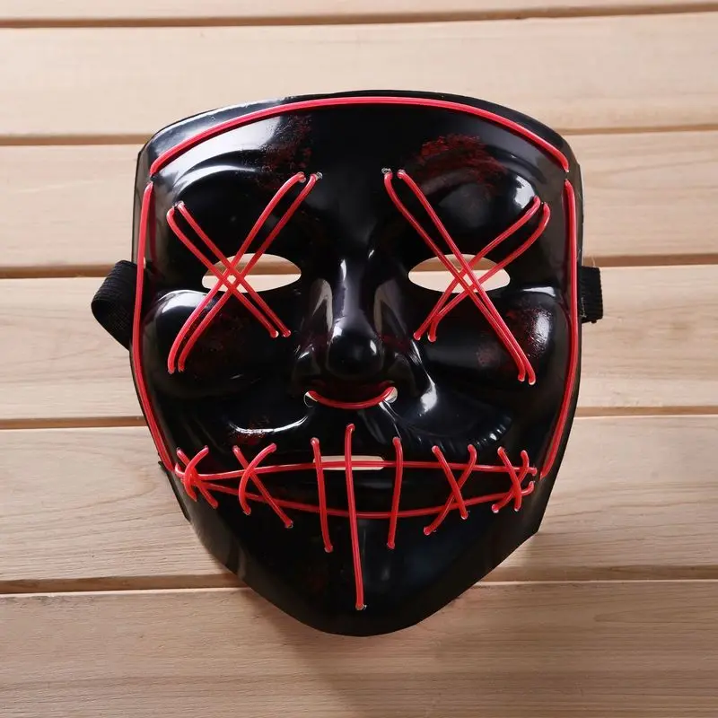 1 шт. неоновая Маска Косплей тушь для ресниц ужас маскарадные Светящиеся в