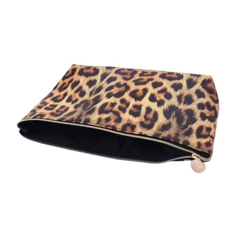 

Travel Cosmetic Bag Leopard Printed Pattern Makeup Case Pouch Toiletry Organizer 20CA