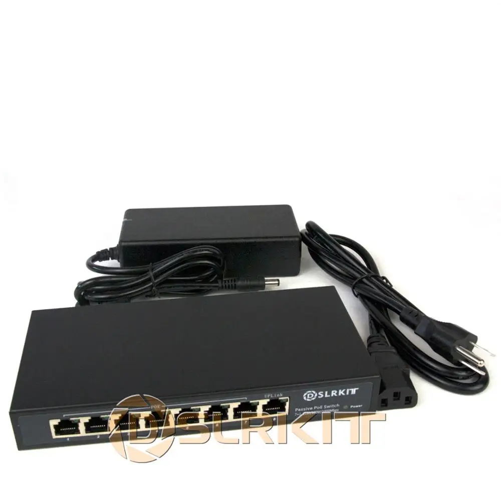 Все гигабитные 120 Вт 8 портов 24 В пассивное питание по Ethernet стандартная