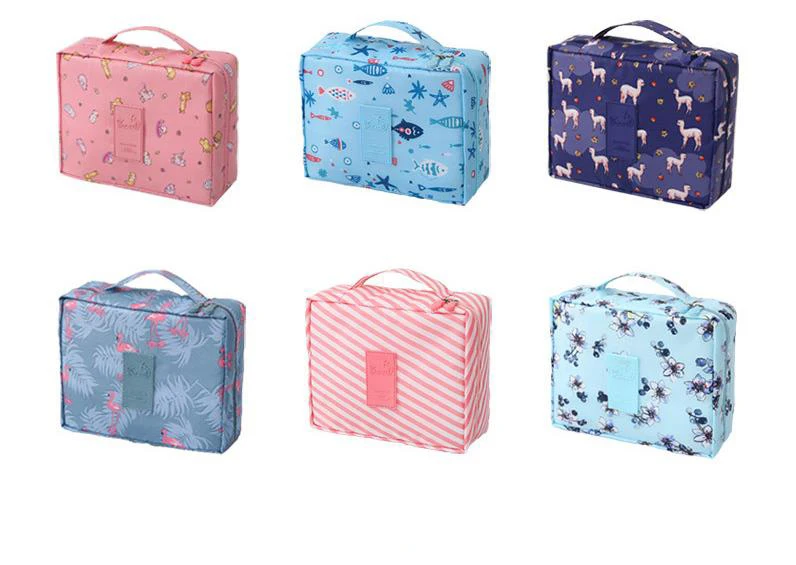 Portable Multifunction travel Cosmetic Bag Women Makeup Bags Toiletries Organizer Waterproof Female Storage Make up Cases