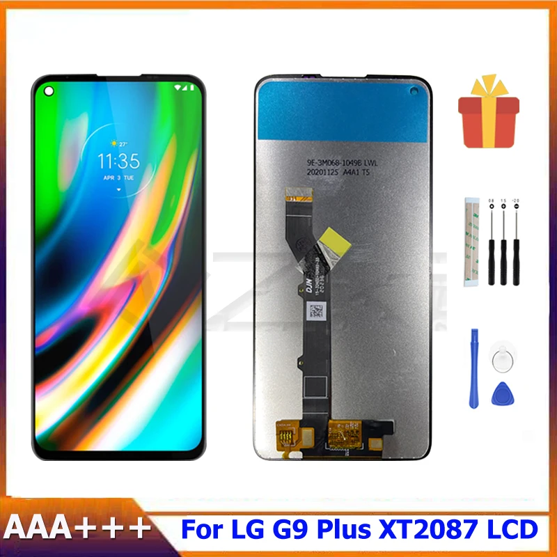 

6.81" For Motorola MOTO G9 Plus XT2087-1 LCD Display Glass Panel Touch Screen With Frame Digitizer Assembly Replacement Parts