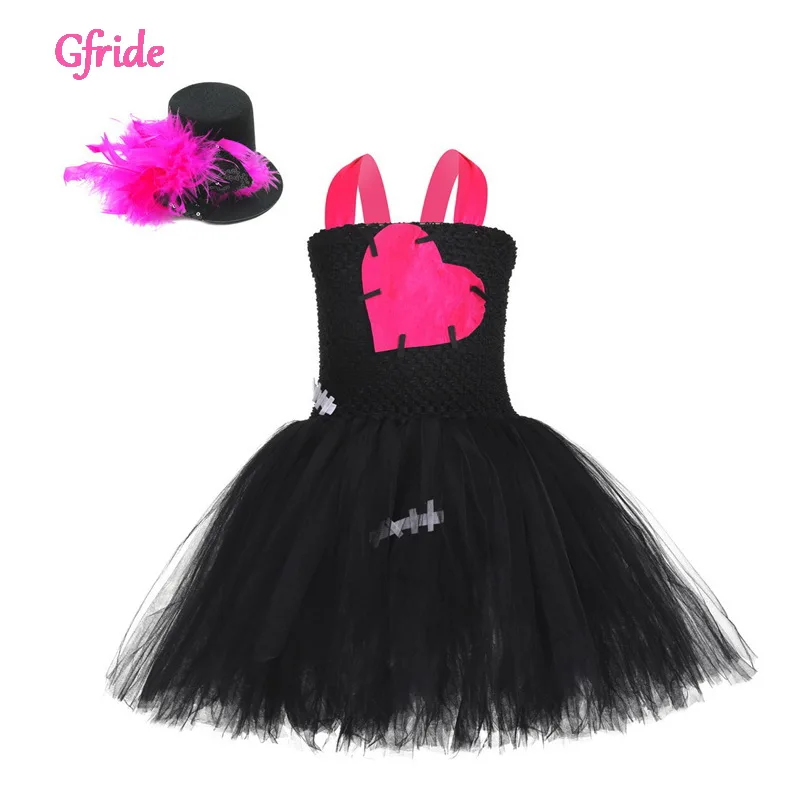 

Christmas Little Girls Eve Xmas Dress up Party Dresses with hat Kids Animal Costume New Year Tutu Dress with Headband 2