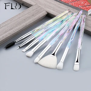 Набор кистей для макияжа глаз с бриллиантами, 8 шт.