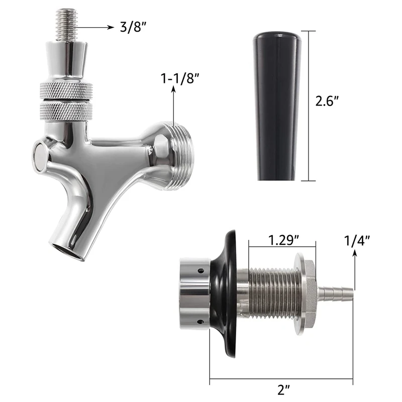 Кран для пива кран в комплекте ручной работы с нержавеющим покрытием сердечником