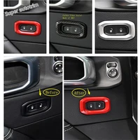 lapetus front door lock button switch cover accessories interior kit red matt carbon fiber abs for jeep wrangler jl 2018 2022