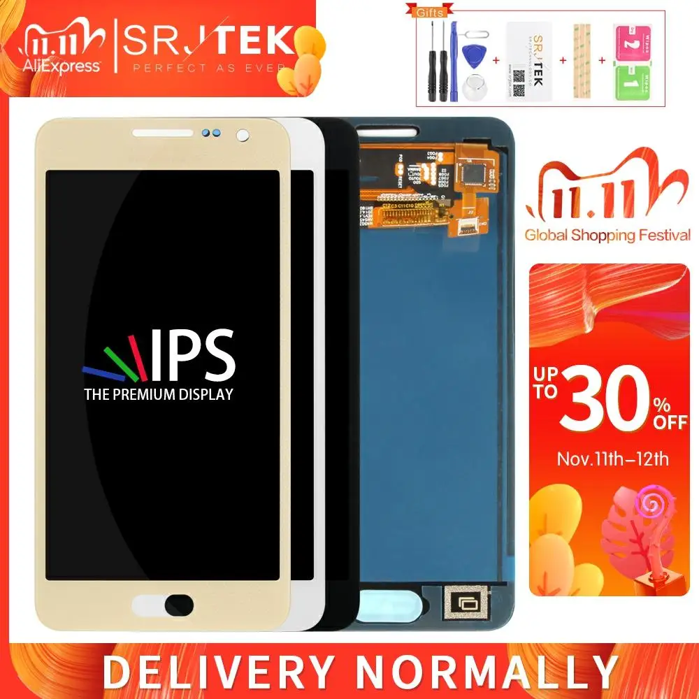 TFT для Samsung Galaxy A3 2015 A300 DisplayTouch экран дигитайзер сенсор в сборе LCD A3000 A300H