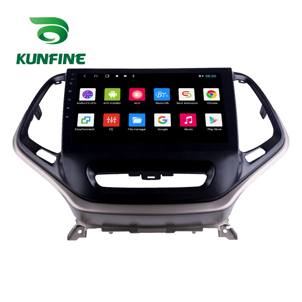 Автомобильный стерео для Jeep Cherokee2015 2019Octa Core 1024*600 Android 10 0 автомобильный DVD GPS