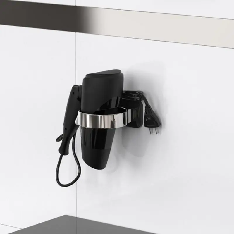

Punch-Gratis Haardroger Opbergrek Muur Gemonteerde Haardroger Houder Plank Voor Home Badkamer Garderobe