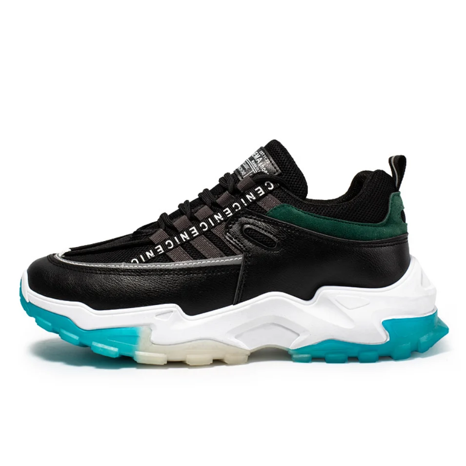 

Autumn Men's Platform Sneakers Fashion Trend Leisure Shoes Student Breathable Lace-Up Sports Shoes Masculino Zapatos De Hombre