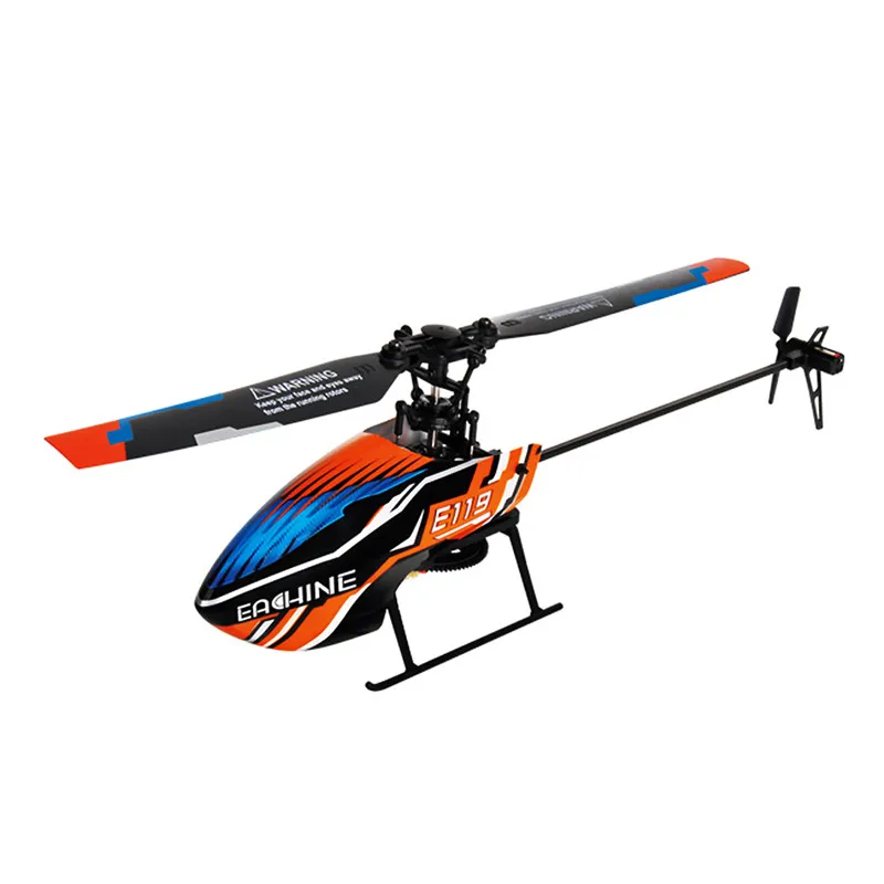 Eachine E119 2 4G 4CH 6-осевой Flybarless передатчик с светодиодный Дисплей RC вертолет RTF 1 шт. 3 4