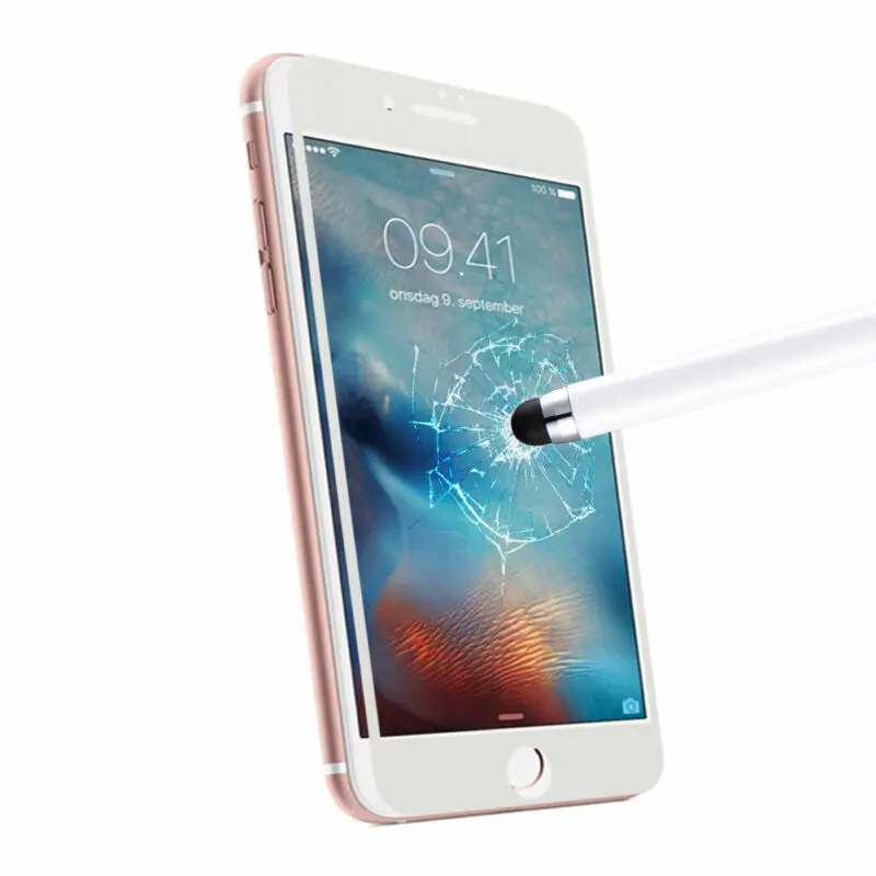 9H 3D полное покрытие закаленное стекло для iPhone 6 6S 7 Plus Защитная пленка