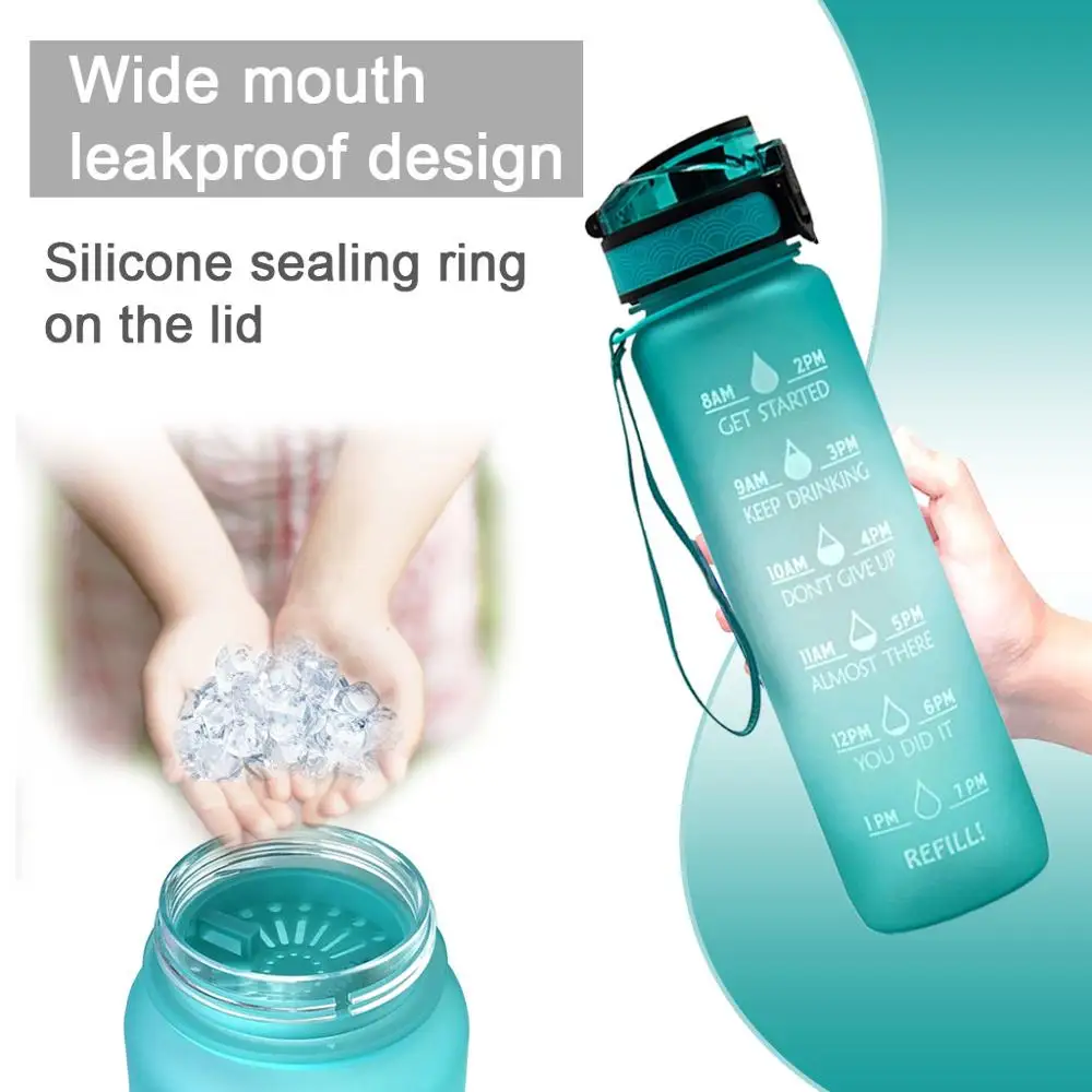 Спортивная бутылка с градиентной датой 1 шт. электрический чайник таймером