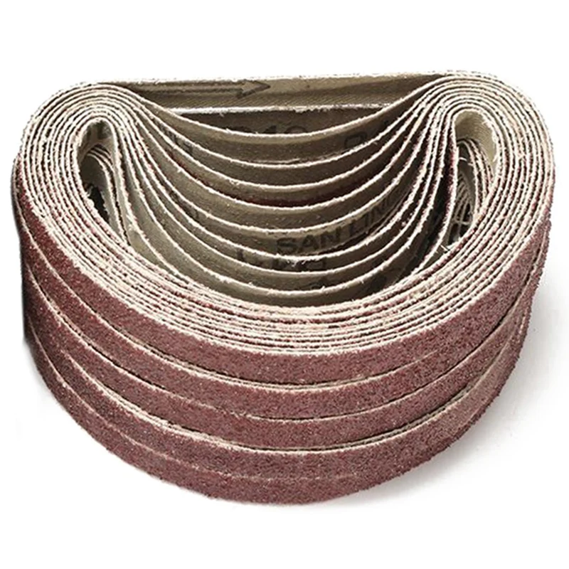 GTBL 50Pcs Aluminum Oxide Sanding Belts Set 80Grit For Sander Tool 10x330Mm | Инструменты