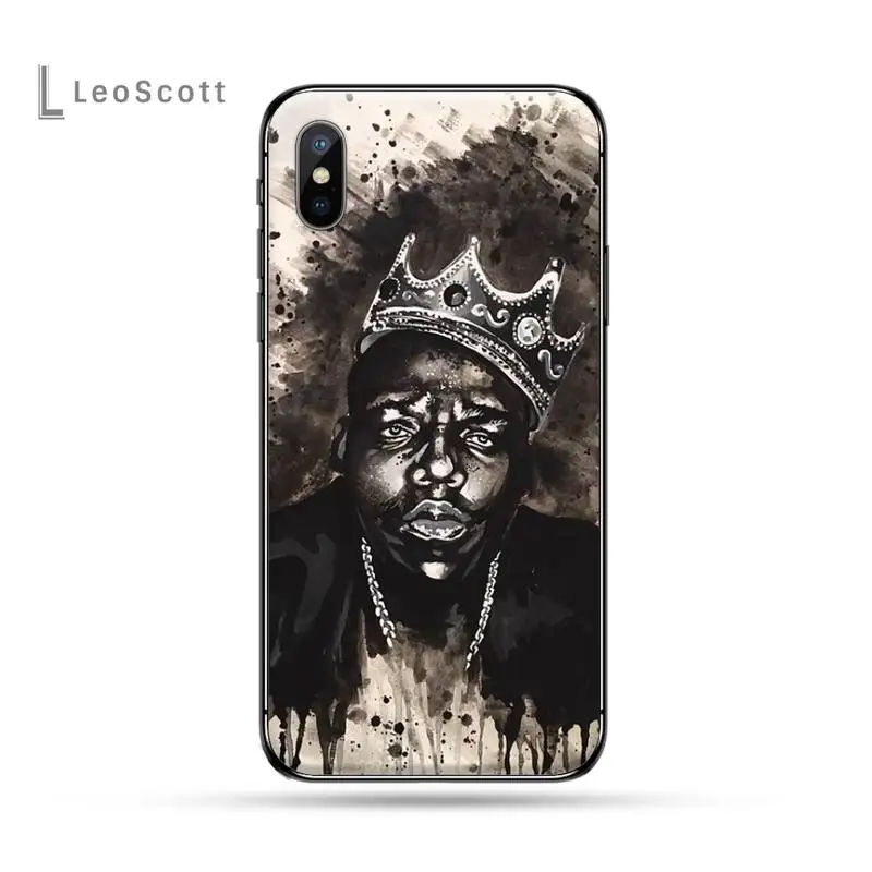 

Biggie Smalls famous Rapper Phone Case for iPhone 11 12 mini pro XS MAX 8 7 6 6S Plus X 5S SE 2020 XR luxury cover funda coque