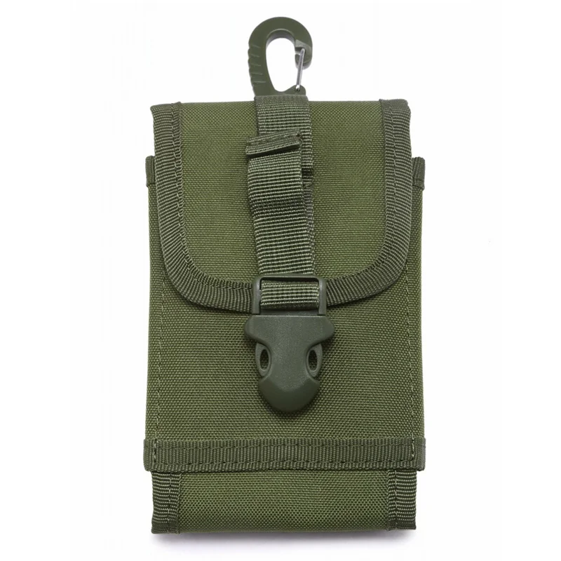 

6 Inch Phone Pouch Molle Belt Bag Cell Phone Holder Case Nylon Outdoor Military Hunting Waist Bags Tactical Mobile Phone Holster