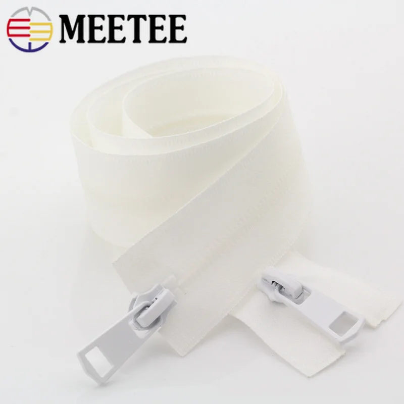 Meetee 5 шт. 20 150 см # нейлоновая невидимая Водонепроницаемая молния с двойной