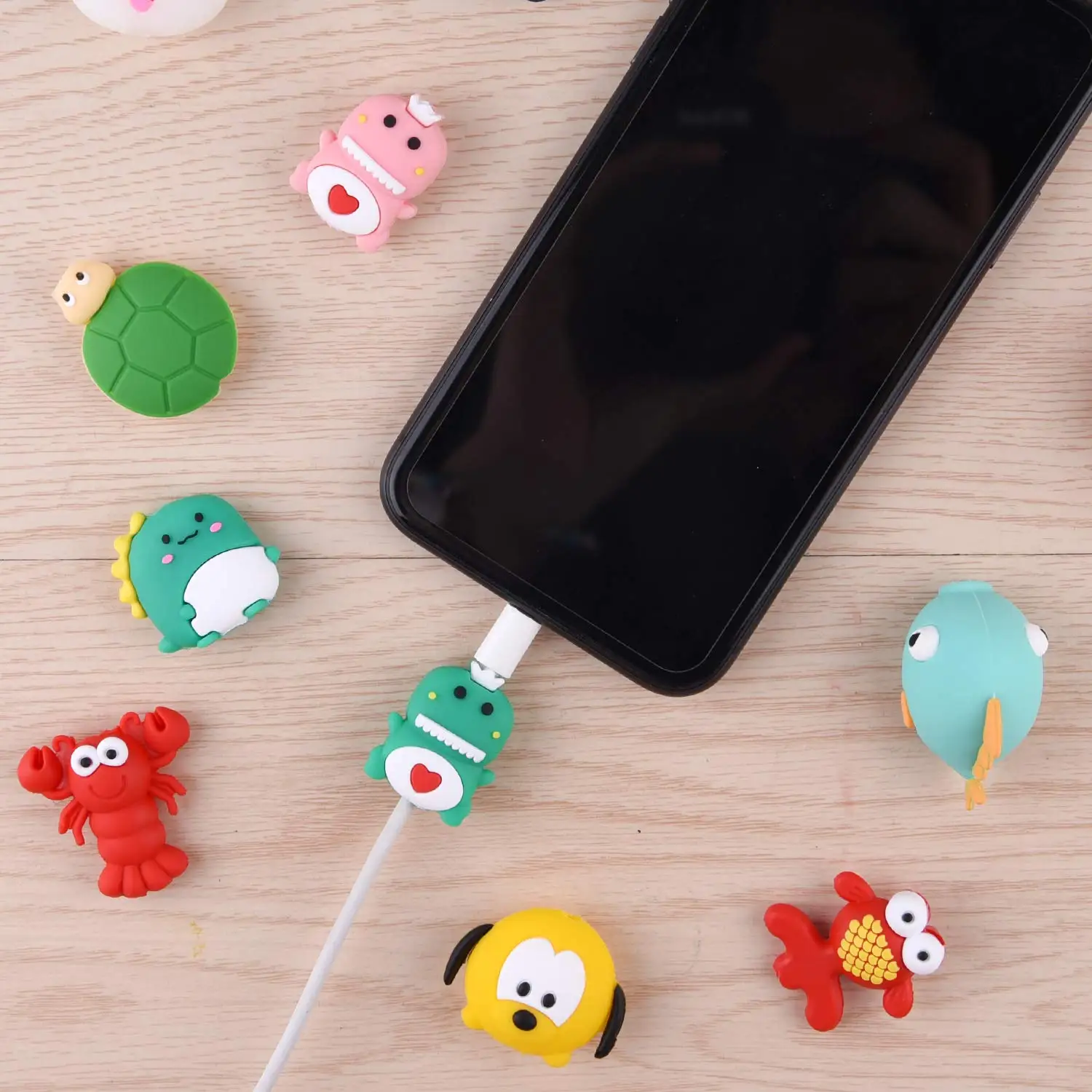 Защитные кабели в виде животных для iPhone/iPad защитный кабель зарядного устройства