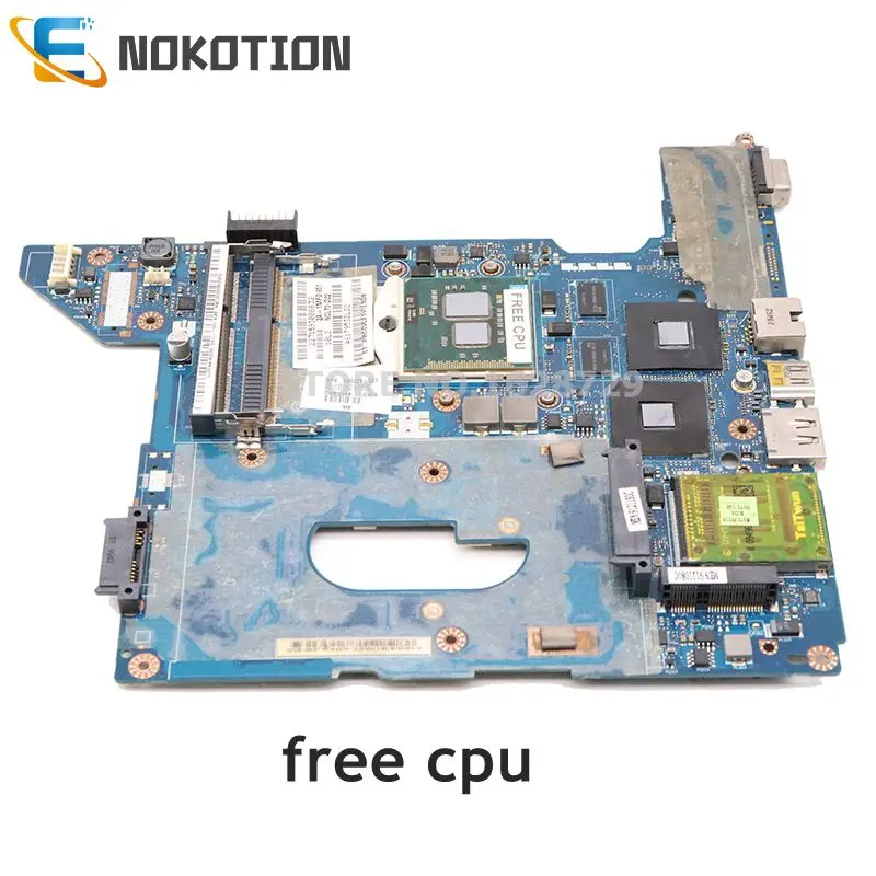 

Материнская плата NOKOTION 590329-001 NAL70 LA-4107P для ноутбука HP Compaq CQ41, материнская плата HM55 DDR3 HD 4350 GPU, свободный процессор
