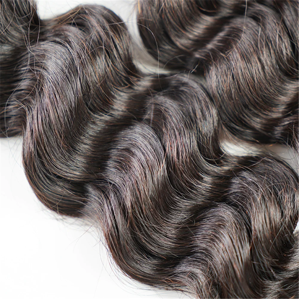 Естественная волна человеческих волос пряди натуральных Цвет малазийские