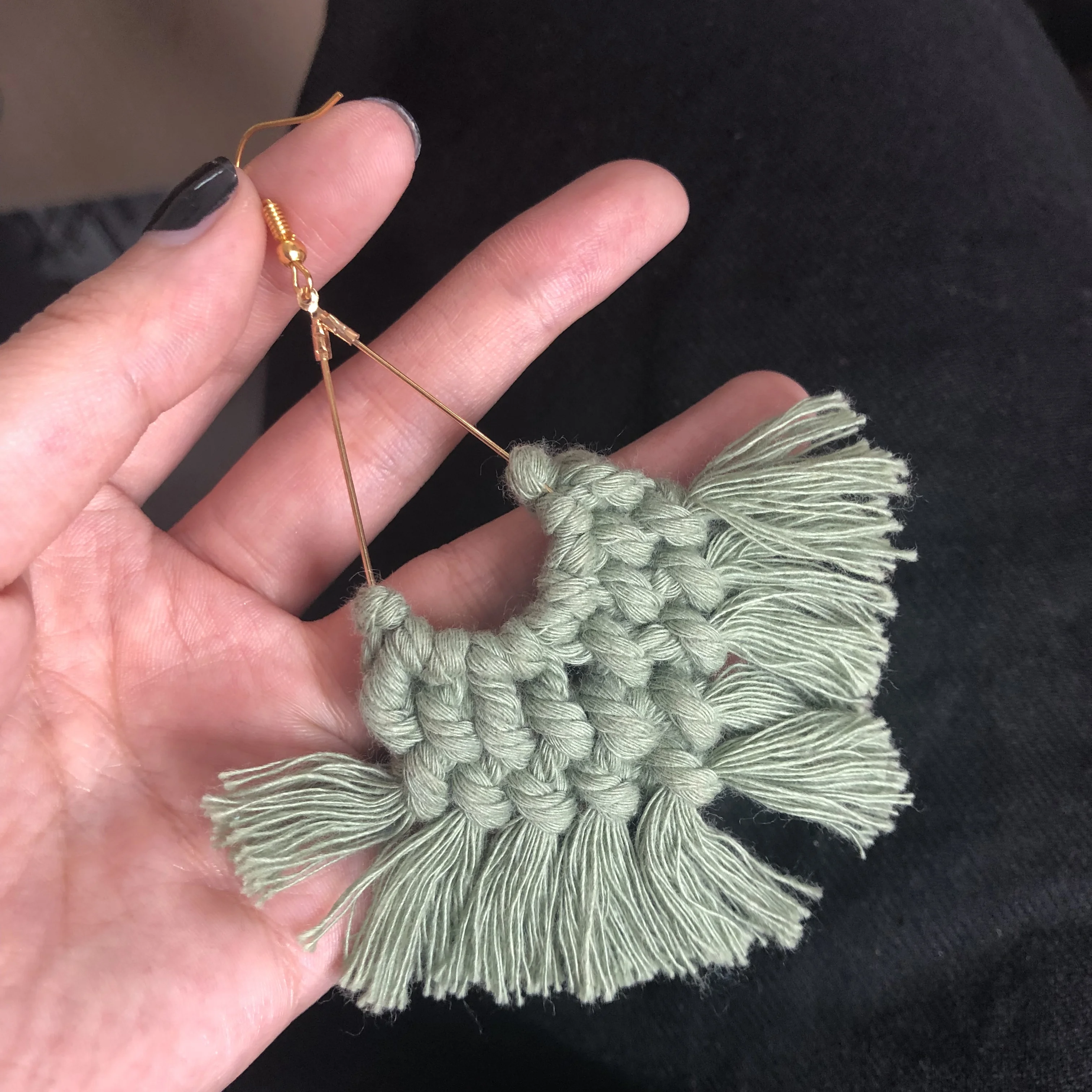 Новые большие плетеные богемные серьги ручной работы роскошные массивные с