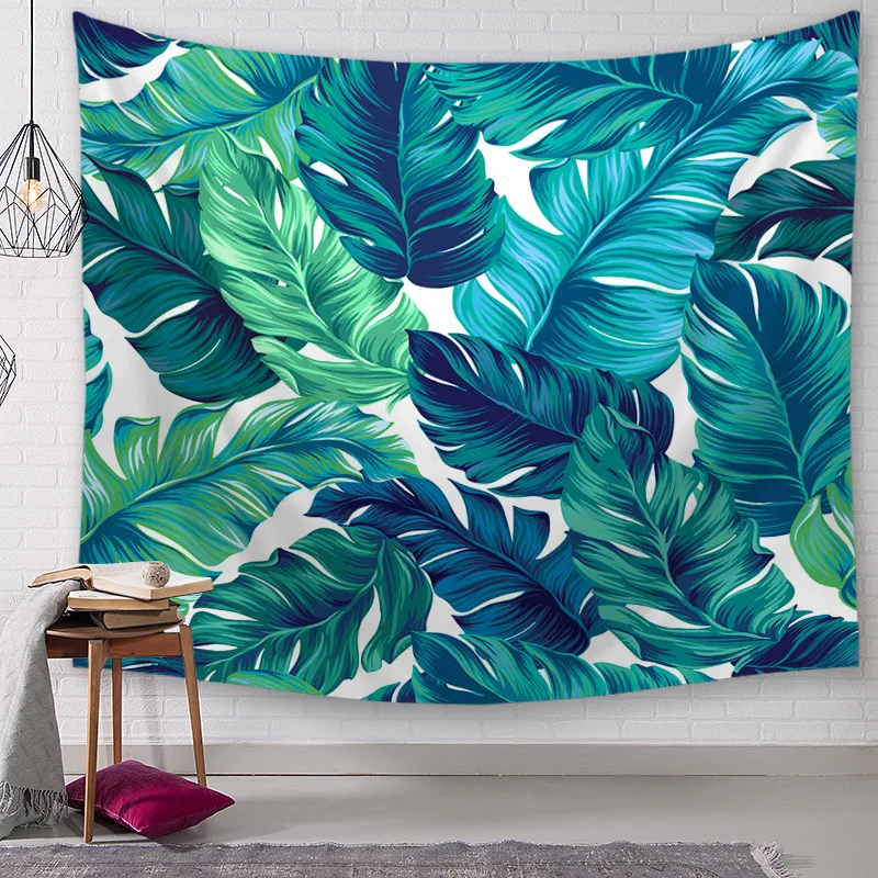 

CAMMITEVER Tropical Green Plant Cactus Tapestry Throw Picnic Beach Mat Sleeping Blanket Microfiber Tapestry