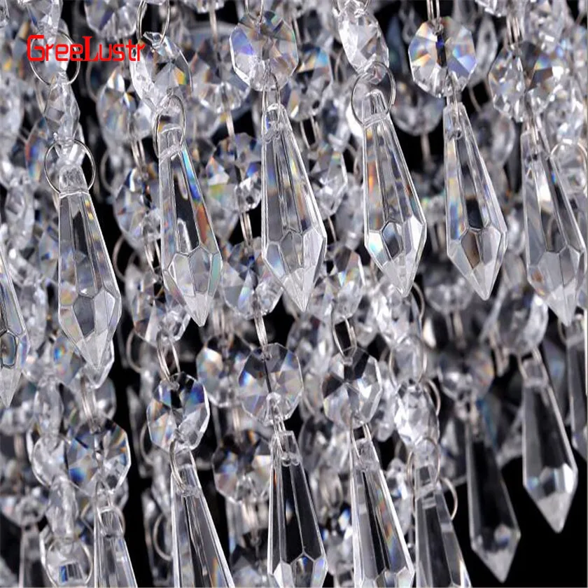 

AC110V-240V Led Crystal Chandelier Ceiling Lamp Plafon Lustre For Entrance Kitchen lights Chandeliers Fixtures Home Decor