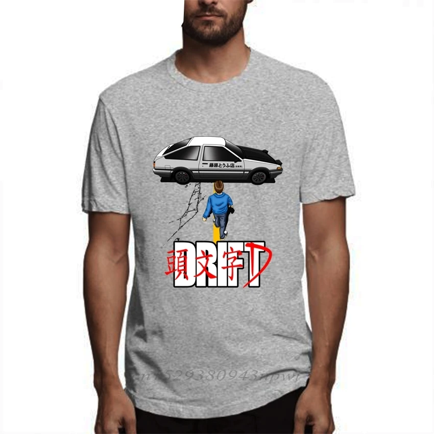 

Initial D Fujiwara Tofu Takumi Ae86 Shift Car T Shirt Novelty Japanese Anime Akira T-shirt Guys Punk Designer Streetwear