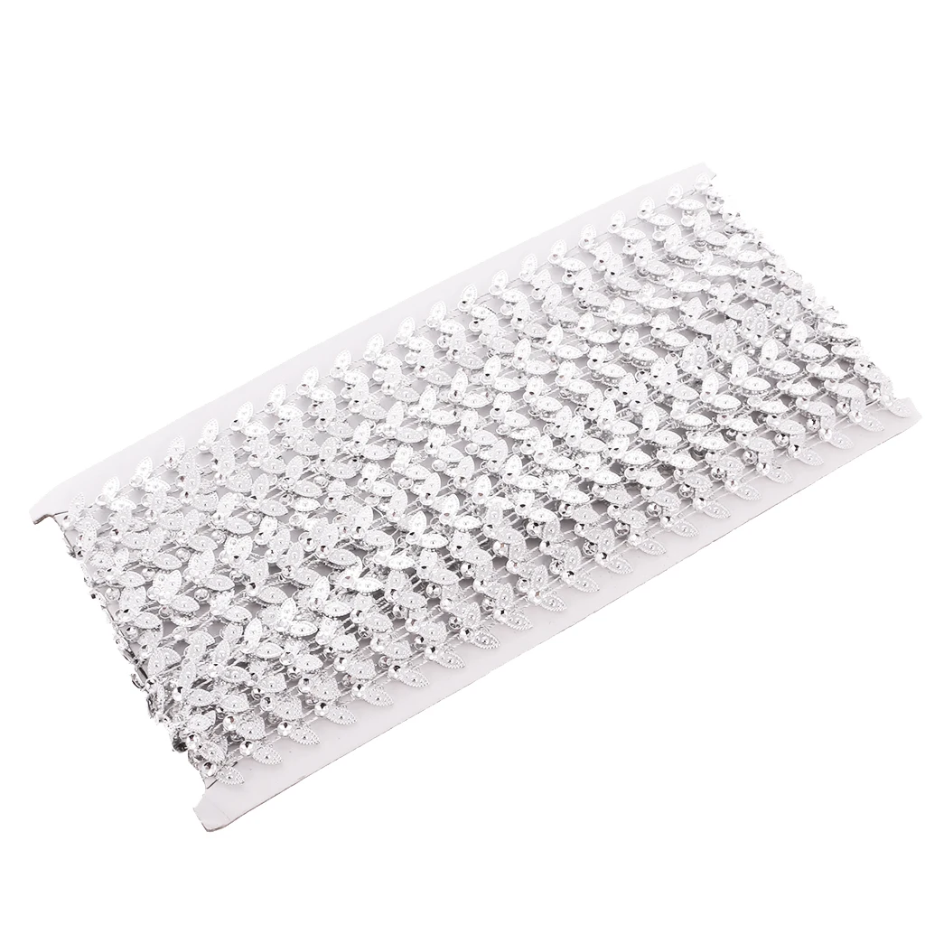 10 ярдов лист хрустальный горный хрусталь Тесная цепь отделка шитье ремесло 1 2 мм