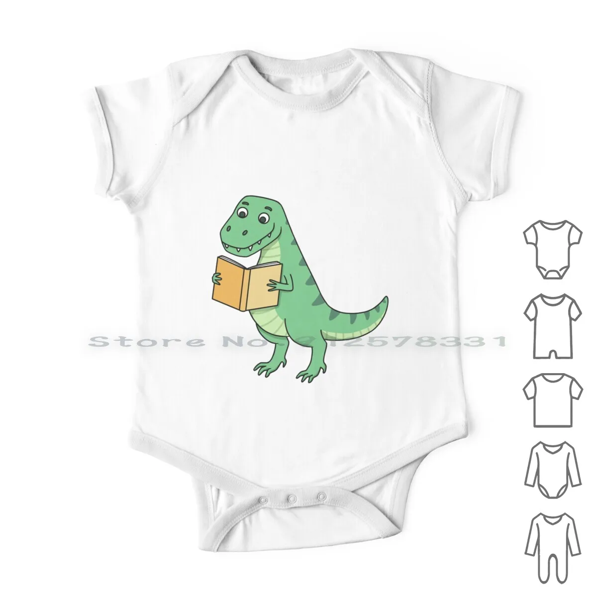 

Детский хлопковый комбинезон для чтения книг динозавр, подарок для влюбленных, Одежда для новорожденных, Комбинезоны для чтения книг