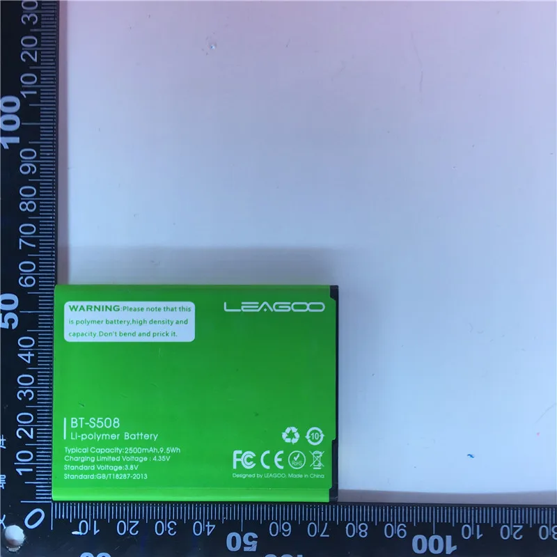 Дата производства аккумулятора LEAGOO elite y 2023 мАч, длительное время ожидания, высокая емкость для аккумулятора LEAGOO S508, 2500