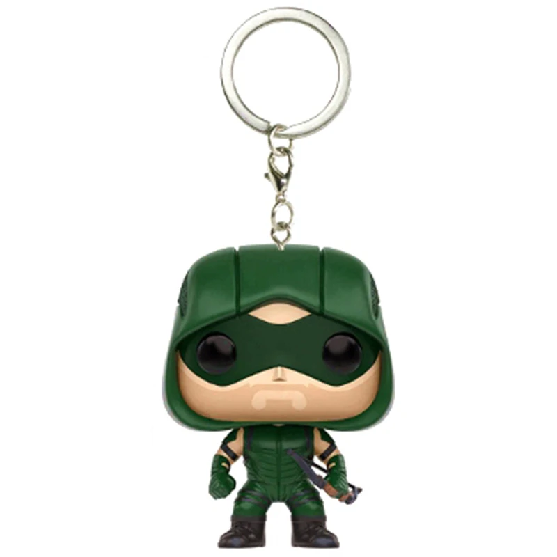 Arrow Брелок с героями Marvel брелок с Железным человеком милый автомобильный брелок DC Comics брелок с Бэтменом для ключей - Цвет: Arrow