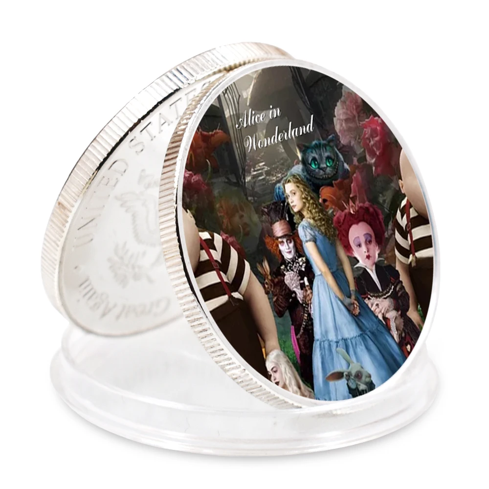 

Коллекция 2021 года, монета с элисом и серебряным покрытием, праздничный подарок, художественный подарок, праздничный подарок на день Святого...