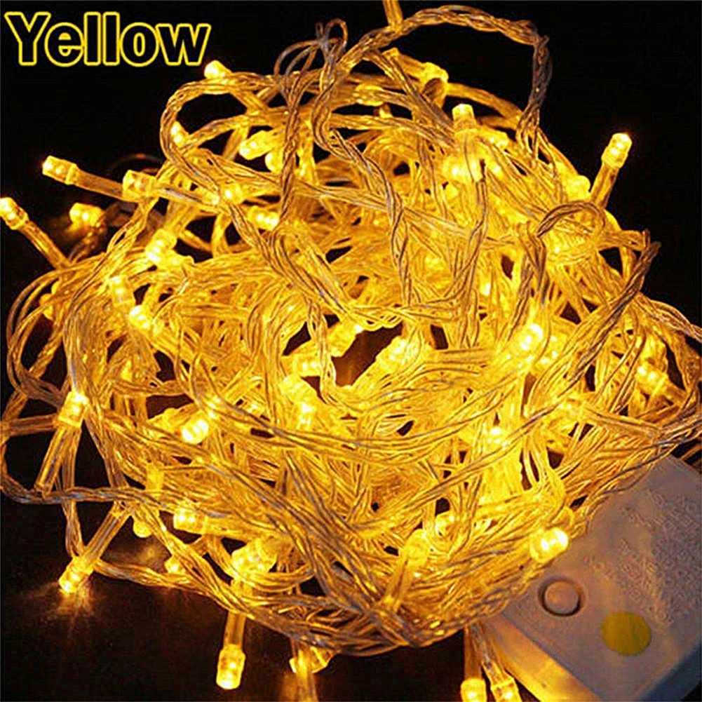 

Wedding Home Indoor Decoration 8 Modes 100 LED Christmas Fairy Lights Waterproof Wedding Garland String Light