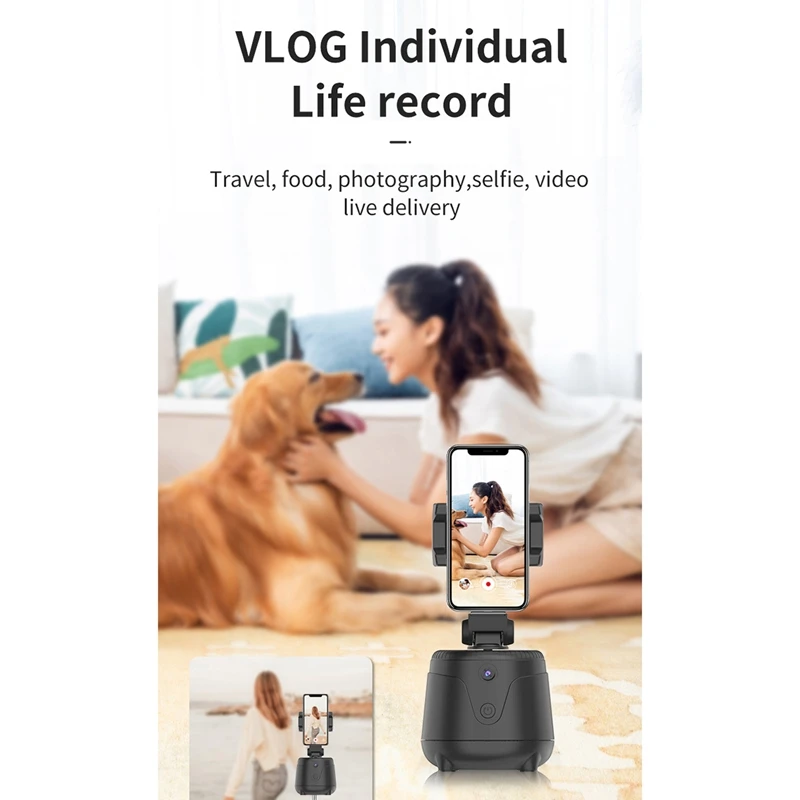 Top Phone Follower Gimbal 360° Face Tracking No Need to Download APP Rotating | Электроника