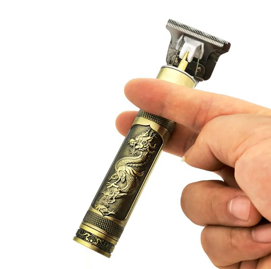 Kemei 1974 металлический Pro T OUTLINER Беспроводной Портативный триммер сухой Батарея