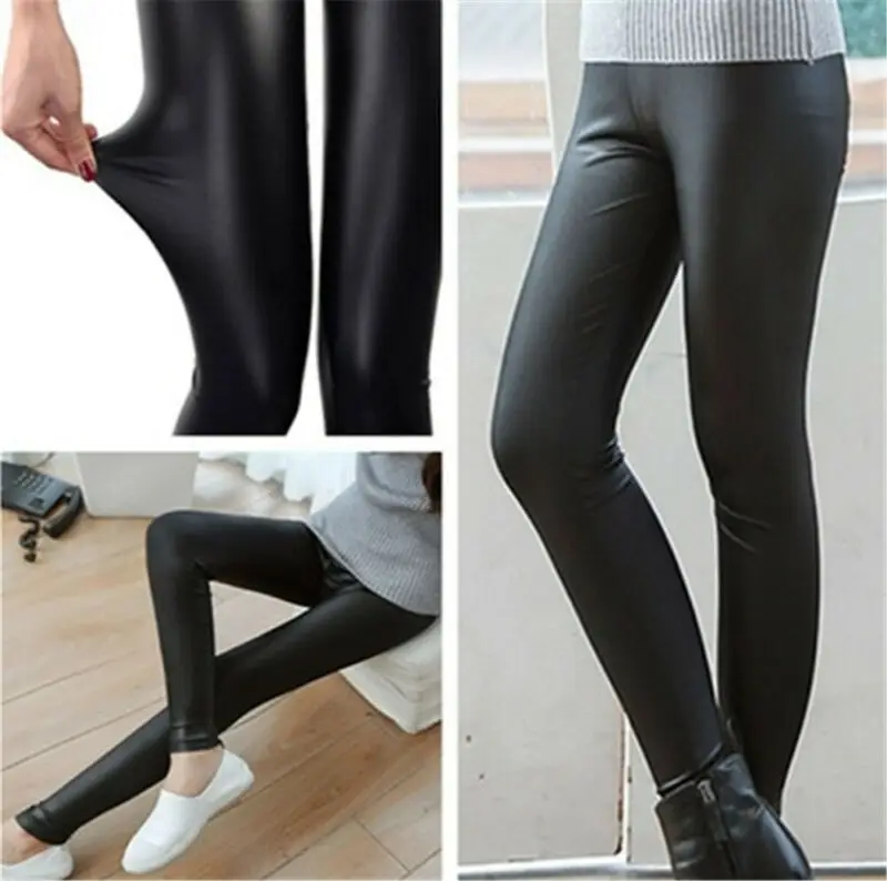 2019 Лидер продаж пикантные однотонные блестящие черные тонкие эластичные женские