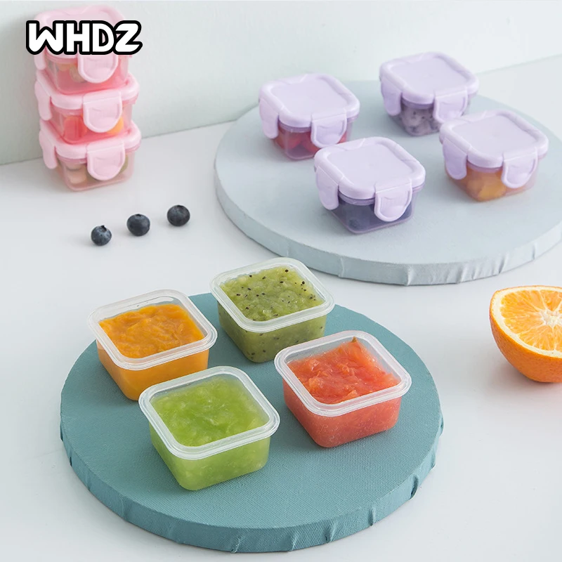 

Контейнер для хранения детского питания, безопасный контейнер для пищевых добавок для детей, портативный контейнер для закусок, пищевые ко...