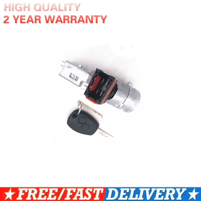 Замок зажигания ствол стартер переключатель + ключ для Renault Vauxhall Fiat 2005-2012 7701208408