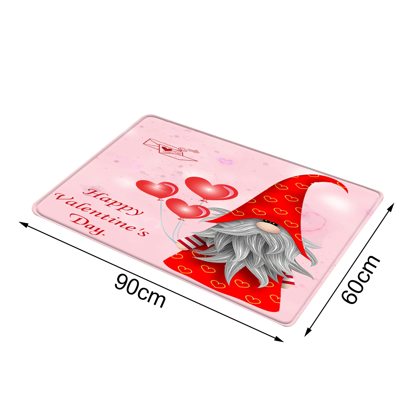 

Valentine's Day Home Care Door Mat Water Absorption Non-slip Mat Living Room Kitchen Mat Bedroom Carpet
