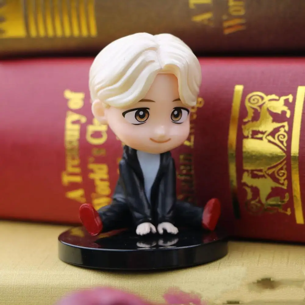 7 шт./компл. крошечная экшн фигурка tan Kpop модель Корея Grop Super Star PVC JIN SUGA J HOPE JIMIN V JUNG KOOK