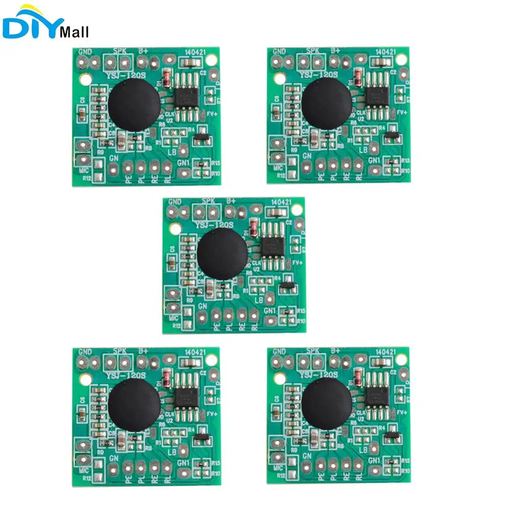 Module 120s Sound Recordable Chip Voice Music Talking Module Speaker Electronic Gift Greeting Card 3-4.5v
