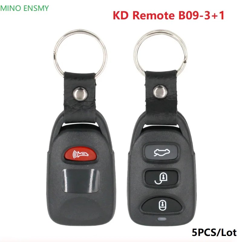 KEYDIY B09-3+1 Remote Control KD B series remote key for KD900/KD-X2/URG200 Key Programmer 5pcs/lot Free shipping |