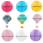 1 предмет, лидер продаж, с изображением воздушных шаров китайский бумажный фонарик выдалбливают фонари тканевый фонарь Открытый Водонепроницаемый День рождения Свадебная вечеринка украшения