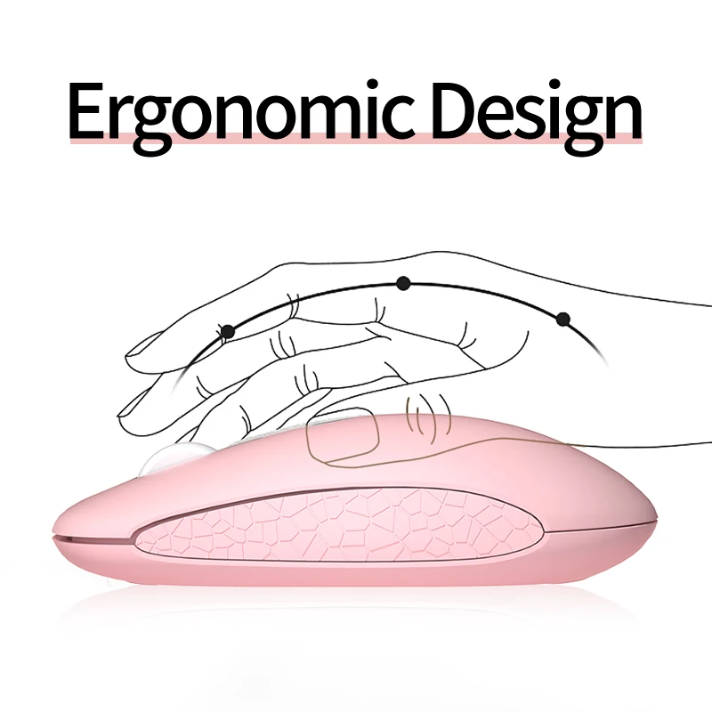 Мышь компьютерная беспроводная аккумуляторная с RGB подсветкой и светодиодной